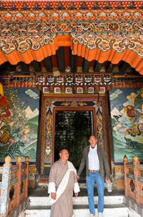 Besuch des Paro-Dzongs in Bhutan