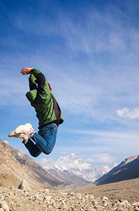 Hautnahe Begegnung mit dem Mount Everest, Tibet